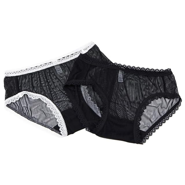Luxurious 100 Mulberry Silk Womens Mid-Low Waist Panties Briefs - Soft Comfortable Ladies Underwear 2-Pack