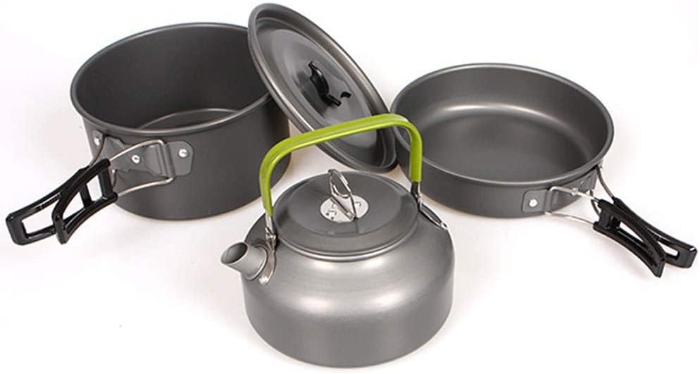See full amazon price history chart for NILKANTH® Camping Cookware Outdoor Kettle Pot Pan Utensil Backpacking Out Bag Cooking Picnic Cookset for 2 Person (Green) NILKANTH® Camping Cookware Outdoor Kettle Pot Pan Utensil Backpacking Out Bag Cooking Picnic Cookset for 2 Person (Green) (B0B3TNNQQN) Amazon Price History, Amazon Price Tracker