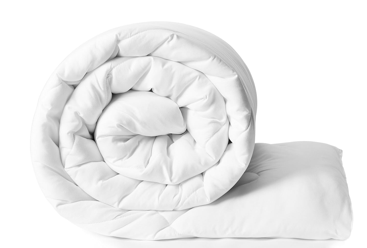 Hotel & Resort Royal Collection Quality Premium Microfiber, Lightweight White Double Comforter 90X100– Soft, Fluffy & All-Season Down-Alternative Quilt All-Season Warmth-image-35