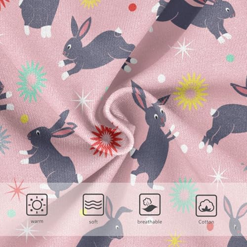 Girls' Underwear Bunny Cotton Stretch Comfort Toddler Panties3