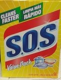S.O.S Steel Wool Soap Pads - 50 Pads