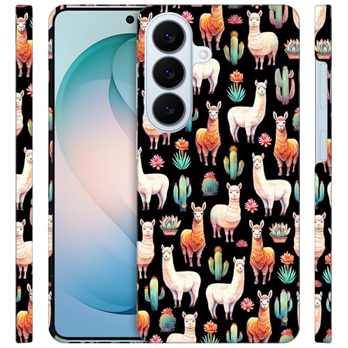 Coque Samsung S26 Plus 5G GlamCase en plastique dur avec motif lama