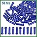 Motoforti 50pcs Bike Brake Cable Cap Bicycle Bike Shifter Brake Gear Inner Cable Cap End Tips Crimps Blue Long-Lasting