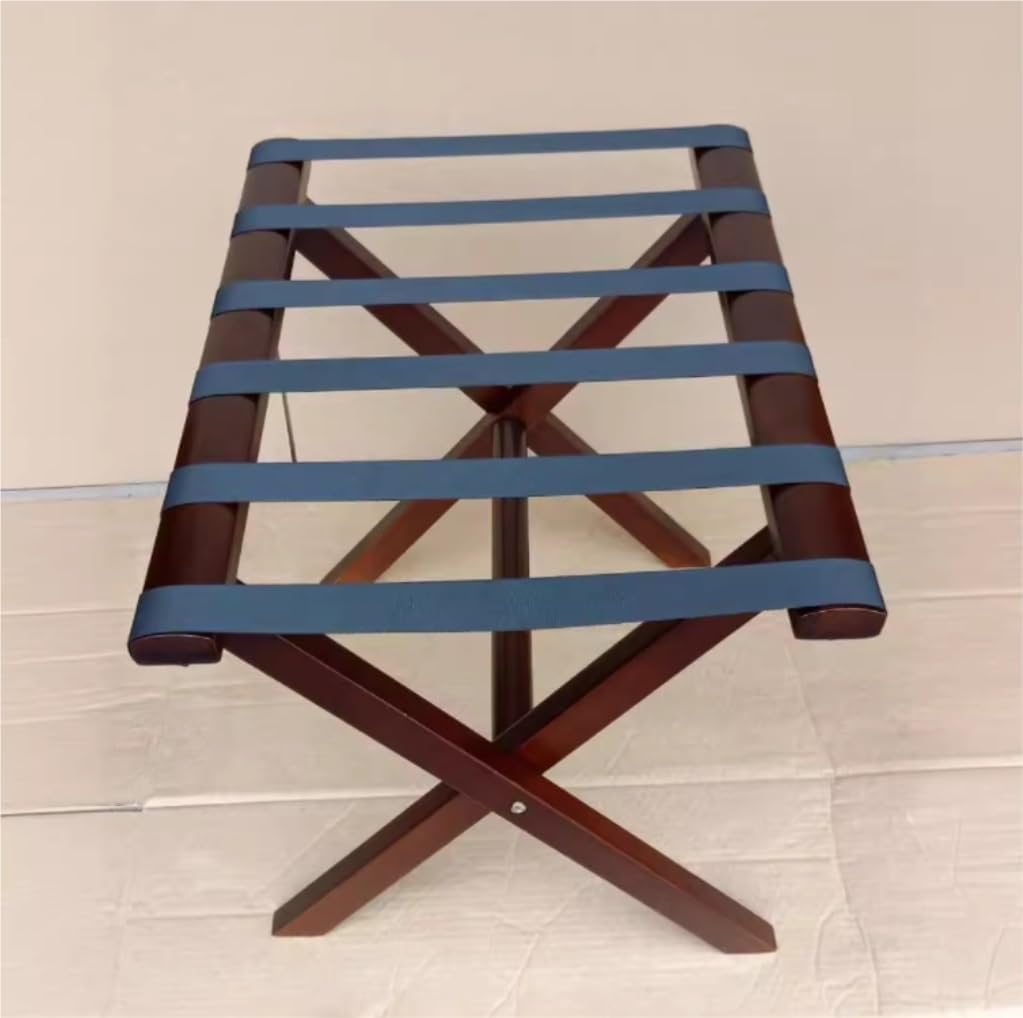 Foldable Suitcase Stand Guest Room Foldable Suitcase Stand Solid Wood Hotel Bedroom Storage Rack for Guest Room