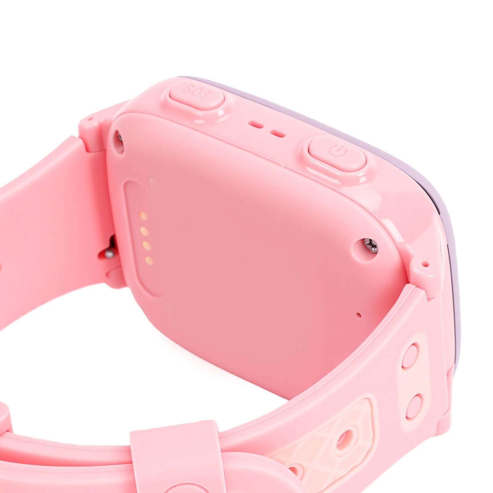 banapoy Reloj Inteligente para Niños 4G LTE con Videollamada (Pink) | Pantalla Táctil de 1,83 Pulgadas, Resistente Al Agua IPX7, Batería de 730 MAh, Alarma SOS, Modo Aula