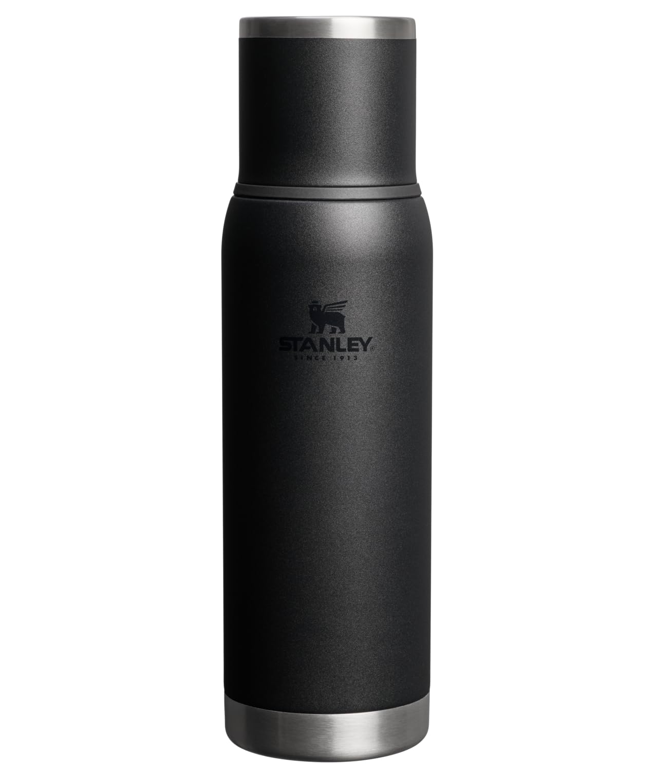 Adventure To-Go Vacuum Bottle, 1.1 qt, Black 2.0