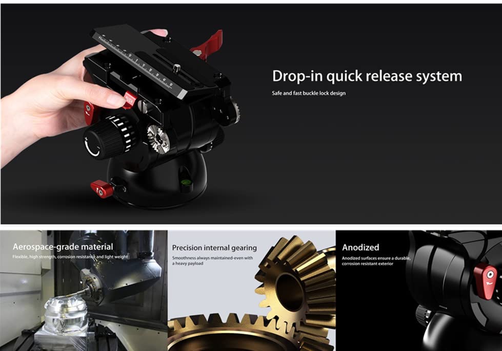 Amazon.com : IFOOTAGE Komodo K7 Fluid Tripod Head, Heavyweight