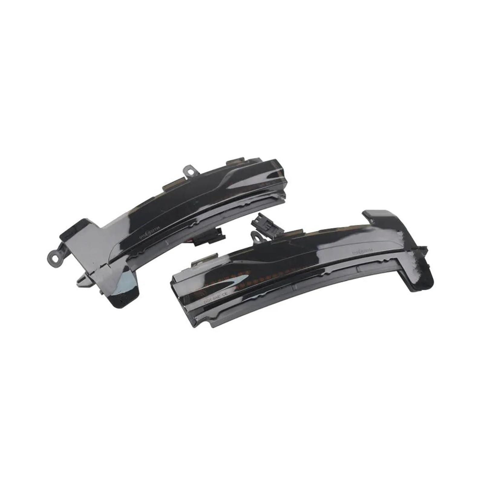 Generico Per Volvo XC60 2014 2015 2016 2017 LED Lampeggiante Lampade Per Specchietti Laterali Lampeggiatore Sequenziale Indicatore Di Direzione Freccia Specchietto Laterale(Dynamic Smoked)