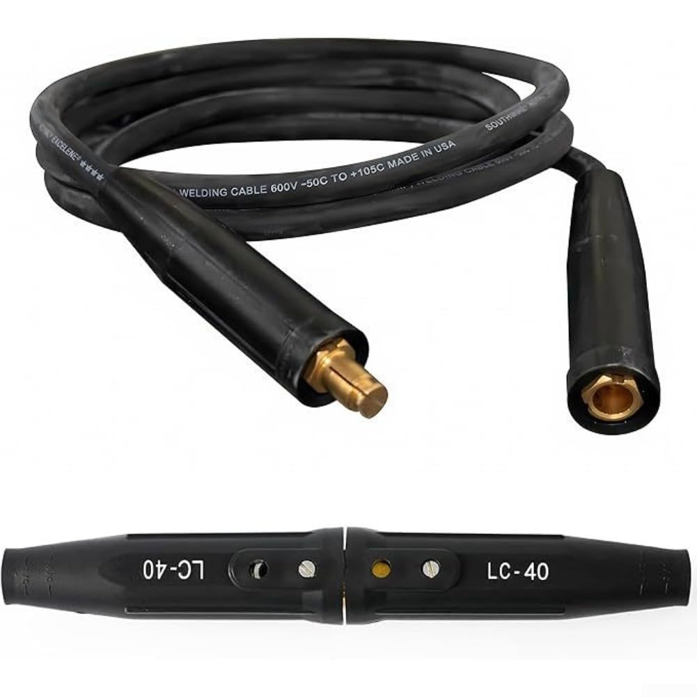 Conector de cable de soldadura 350 A para taller para conexión de cable de