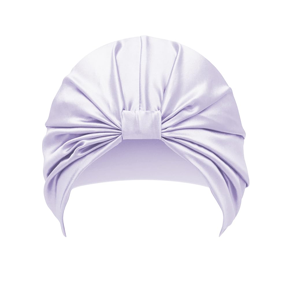 townssilk 100% seta di gelso, cappello da notte da donna, 16 momme, in seta, ideale per i capelli, protegge i capelli, cappello da notte in seta,popolare,lavender