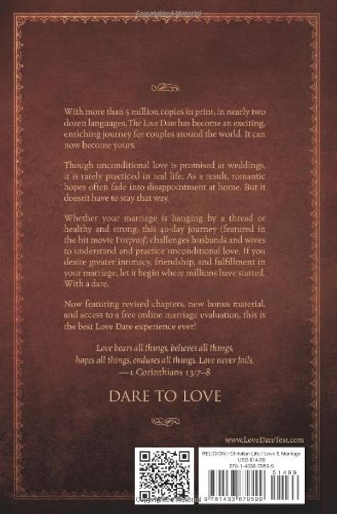 The Love Dare: Now with Free Online Marriage Evaluation: Kendrick, Alex, Kendrick, Stephen: 8601404420146: Amazon.com: Books the-love-dare-now-with-free-online-marriage-evaluation-kendrick-alex-kendrick-stephen-8601404420146-amazon-com-books