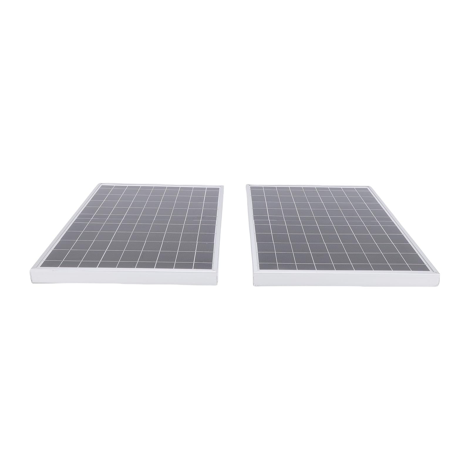 Cocoarm Caricabatterie da Pannello Solare, Kit Controller Pannello Solare ABS 2 Pezzi 20W con Controller Autoadattativo 100A, Anti Scaricamento della Batteria, Cavo da 9,5 Piedi per Emergenza