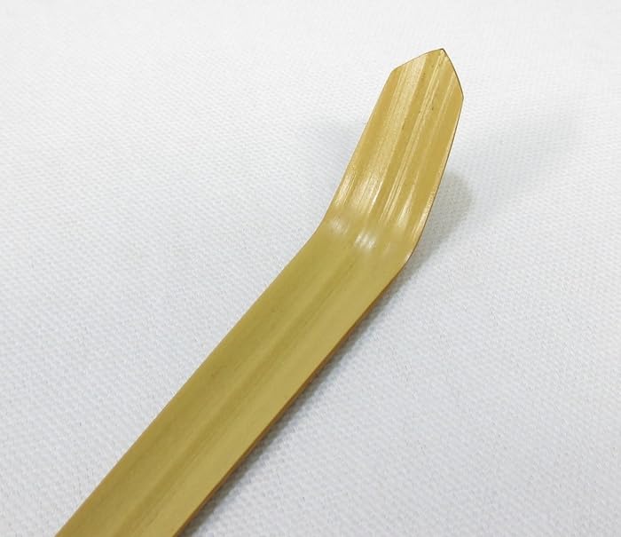 Amazon.co.jp: 【G3427】茶道具竹茶杓竹器師高野宗陵下削以