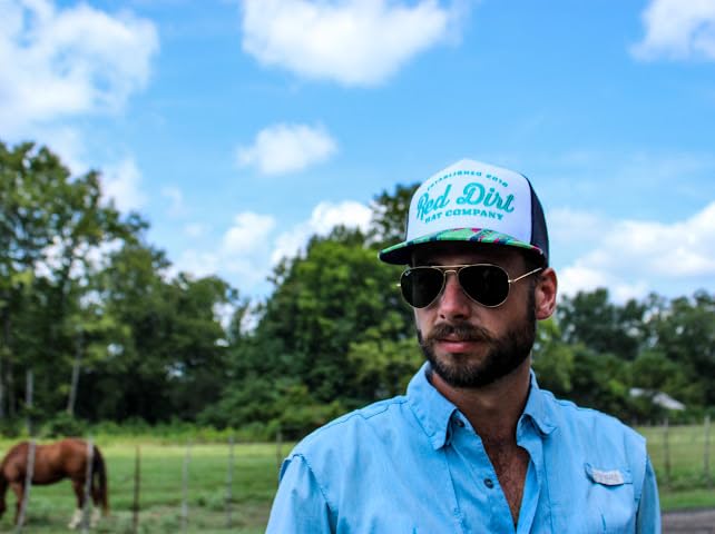 Image of Red Dirt Hat Company Aztec Print Adjustable Snapback Hat