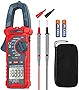 AstroAI Digital Clamp Meter Multimeter 2000 Counts Amp Voltage Tester Auto-ranging with AC/DC Voltage, AC Current, Resistance, Capacitance, Continuity, Live Wire Test, Non-Contact Voltage Detection