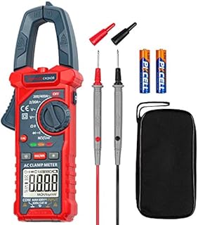 AstroAI Digital Clamp Meter Multimeter 2000 Counts Amp Voltage Tester Auto-ranging with AC/DC Voltage, AC Current, Resistance, Capacitance, Continuity, Live Wire Test, Non-Contact Voltage Detection