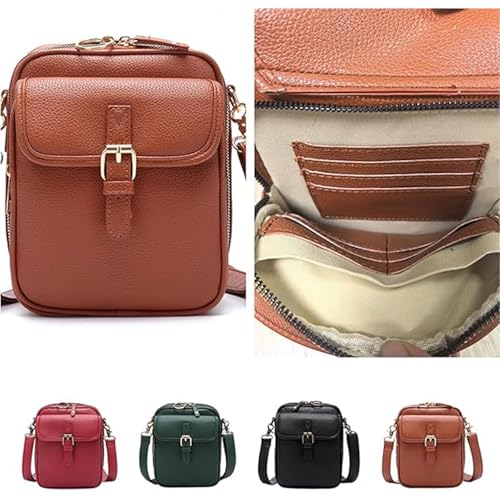 Comebybuy Purse Vintage Mini Messenger Bag, 2025 New Leather Small Purse Crossbody Shoulder Bag For Women Men3