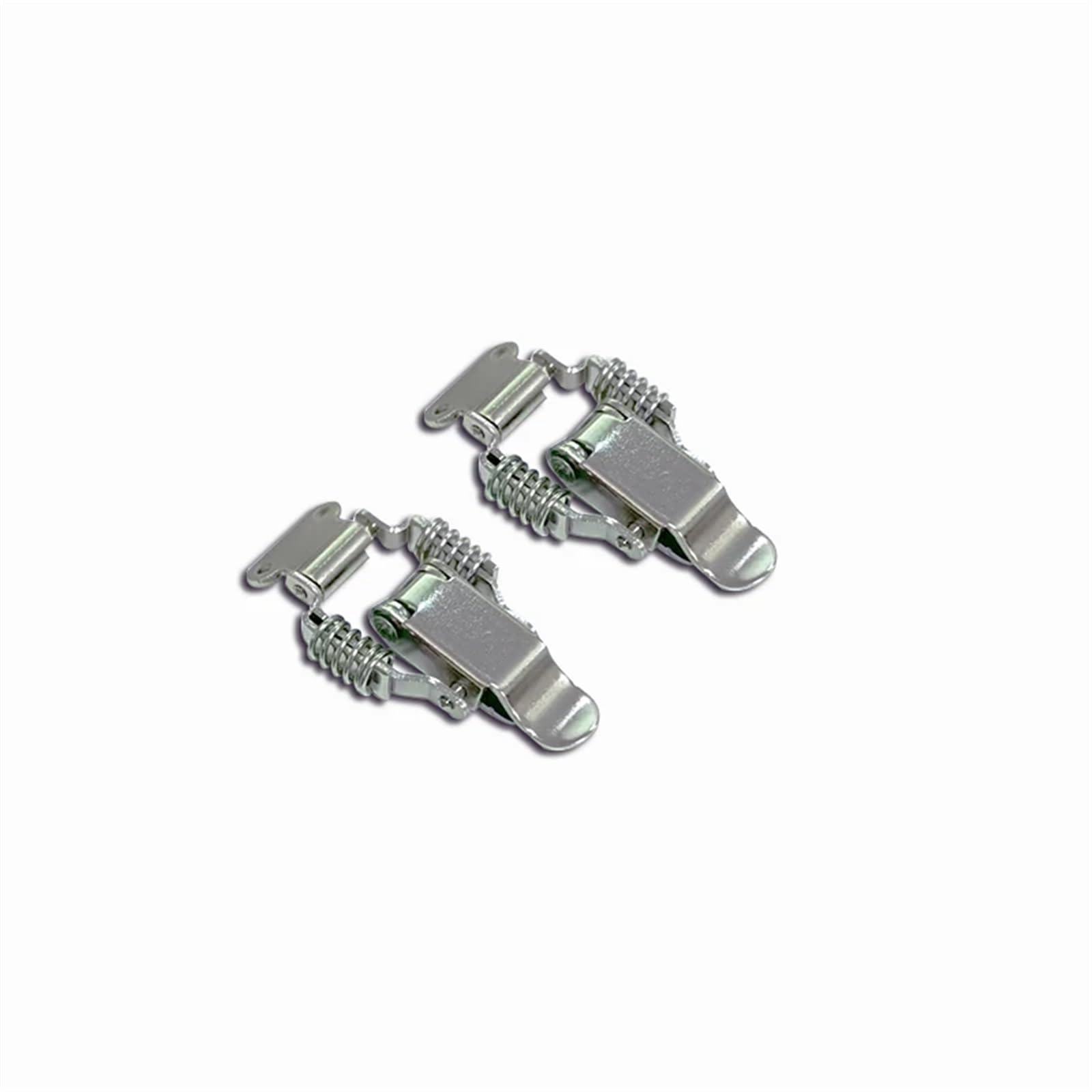Boucle à ressort DK109, 5 pièces, crochet de boucle en fer nickelé, boîte en bois, moraillon, pince à ressort, boucle à bascule(5pcs-109-Iron)