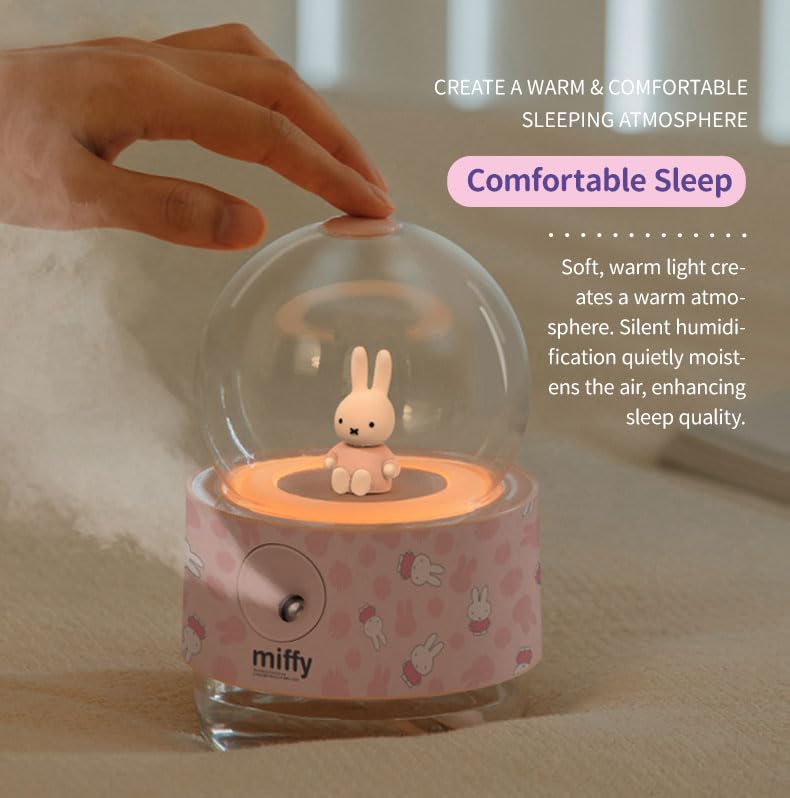Umidificador Miffy Crystal Ball Mist – Escolha de presente