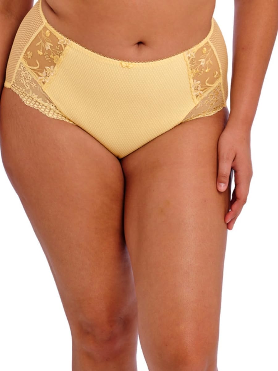 Elomi Women's Lemon Fizz Charley Full Coverage Brief Bikini Style Underwear, M