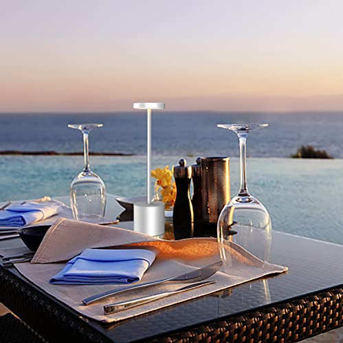 YIKUI Lampada da Tavolo Senza Fili, USB Lampada