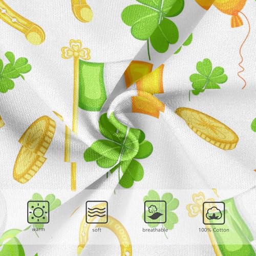 visesunny Boys Potty Training Underwear Saint Patricks Day Patterned Breathe Cotton Briefs Size 2T-8Y for Toddler4