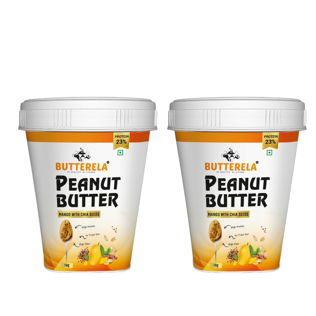 Mango Peanut Butter With Chia Seeds 1kg (Pack Of 2) (B0C7P6BNBL) Amazon Price History, Amazon Price Tracker