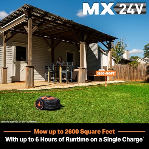 Image of LawnMaster OcuMow VBRM601YCM AD Robot Mower with Parallel Cutting
