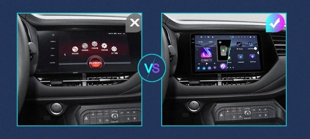 Przenośny Ekran Carplay Systemu Audio dla Haval F7 F7X 2019-2020 Przenośny Ekran Dotykowy Carplay Z Siri, Bluetooth, Nadajnikiem, Sterowaniem, 8 Rdzeń 4G+64G