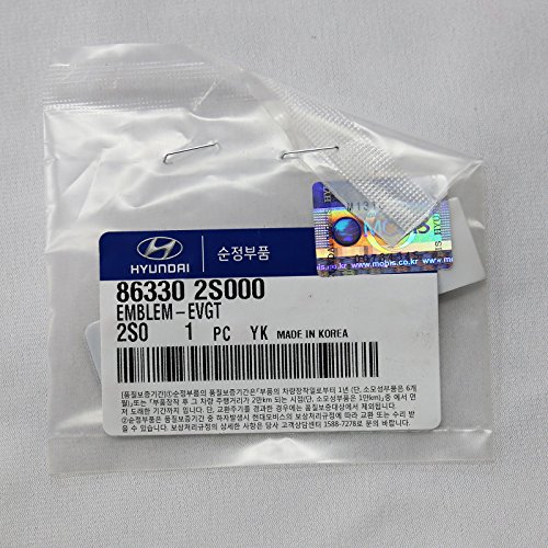 Image of HYUNDAI Genuine 863402W000 Trunk 4WD Emblem Badge for Santa Fe 2013+