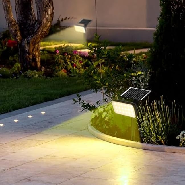 Solar Spot Lights 4 Pack Landscape Spotlights