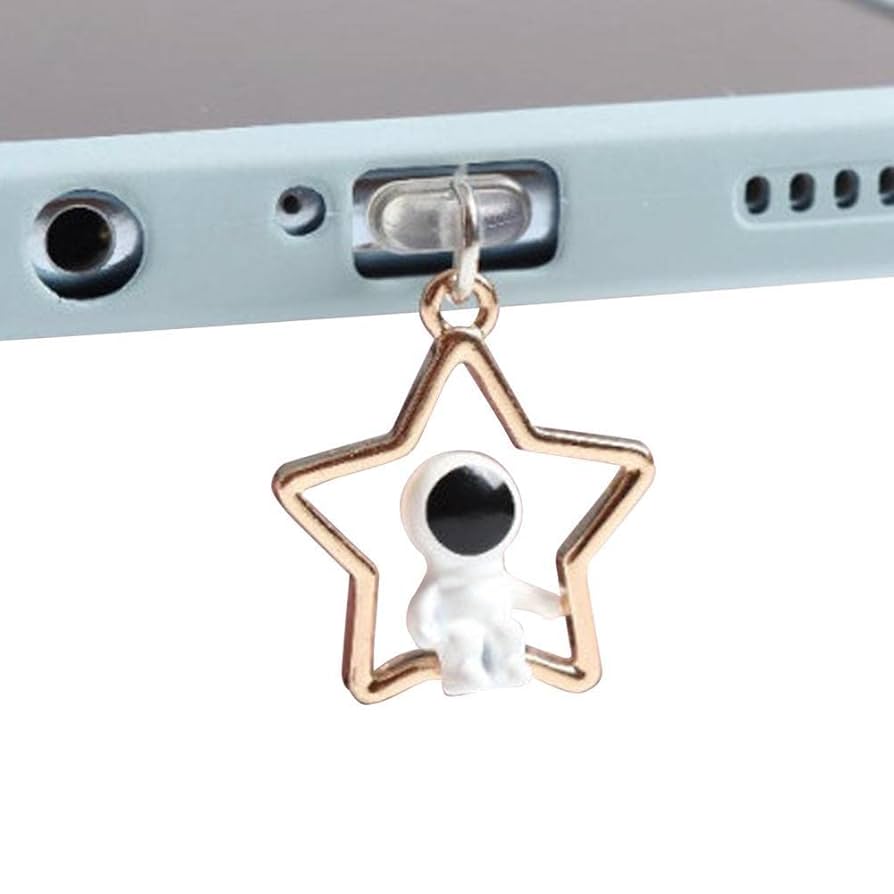 キャラクターダストプラグ Amazon.co.jp: 宇宙飛行士ダストプラグチャームかわいい充電