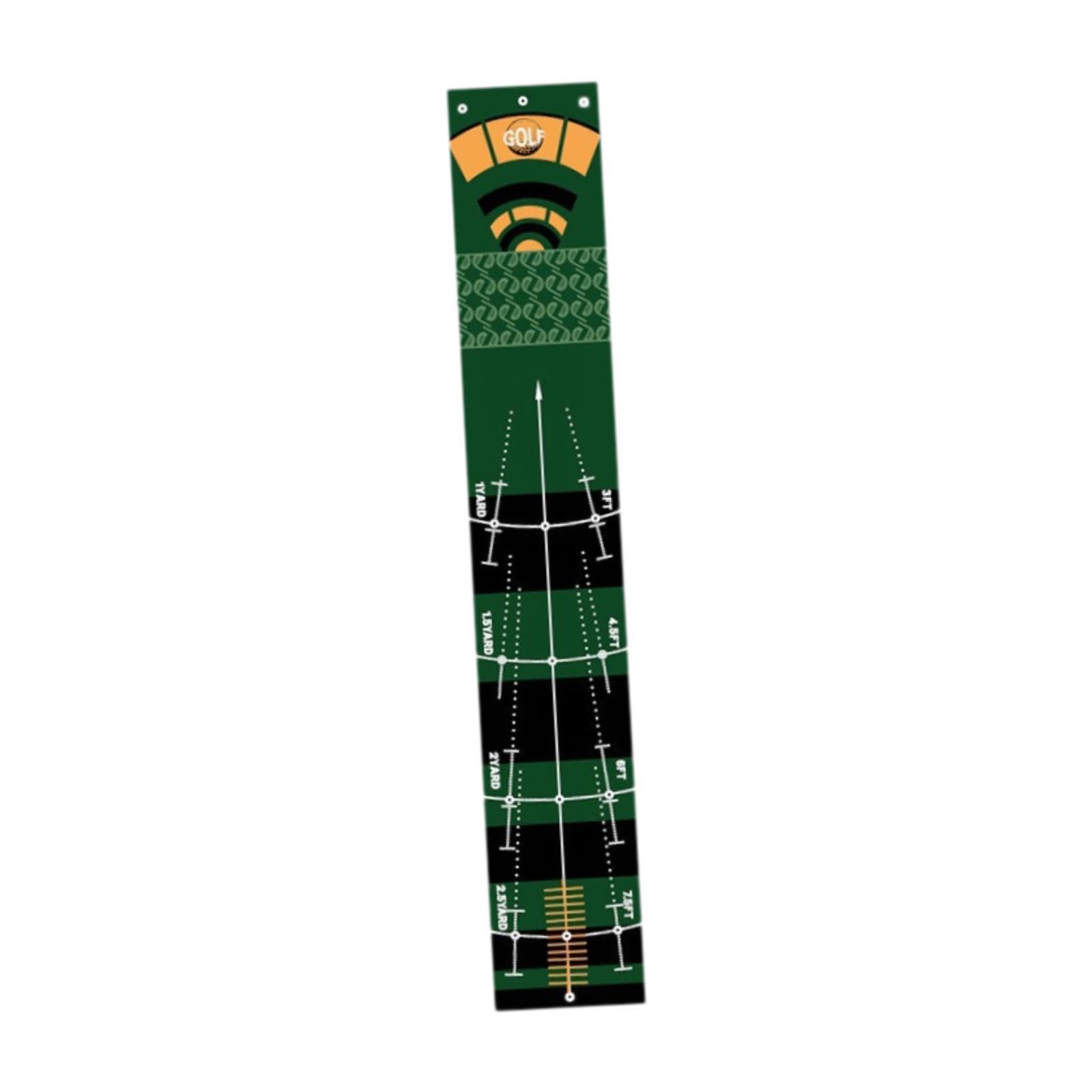 Generic Tapis de Putting de Golf, Entraînement Au Putter de Golf, Tapis de Frappe Léger, équipement D'aide à L'entraînement, Amélioration des Compéten