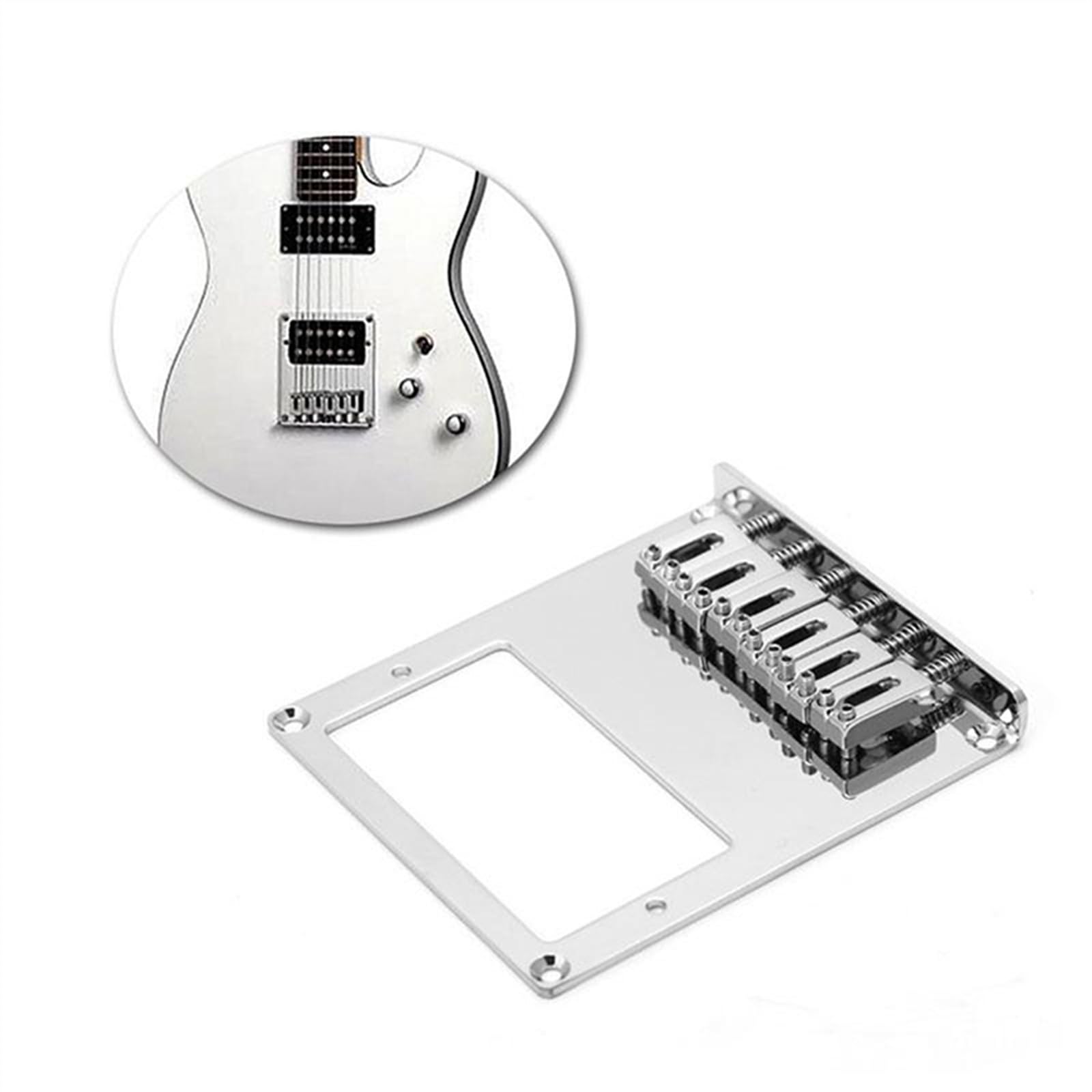 Juego De Puente Para Guitarra Eléctrica Puente De Guitarra De 6 Cuerdas, Sillín O Guitarra Eléctrica, Puente De Trémolo, Accesorios De Guitarra