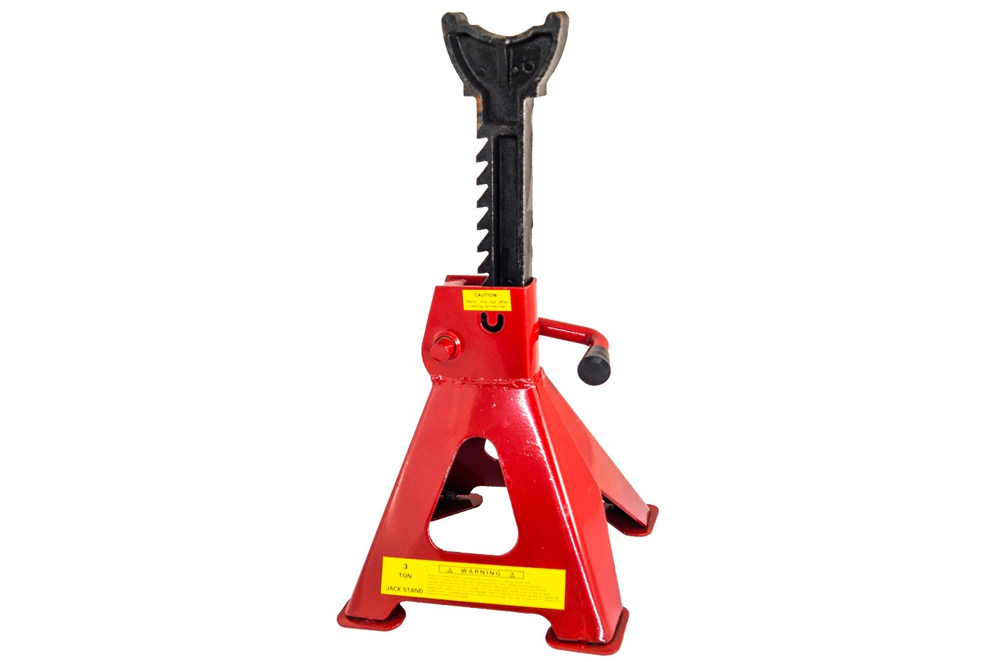 YASTA Coppia Cavalletti Auto e Moto 3 Tonnellate - Doppio Blocco con Perno di Sicurezza e Catena - Altezza Regolabile 9 Livelli - Set due Pezzi per SUV, Furgoni, Officina e Cambio Gomme