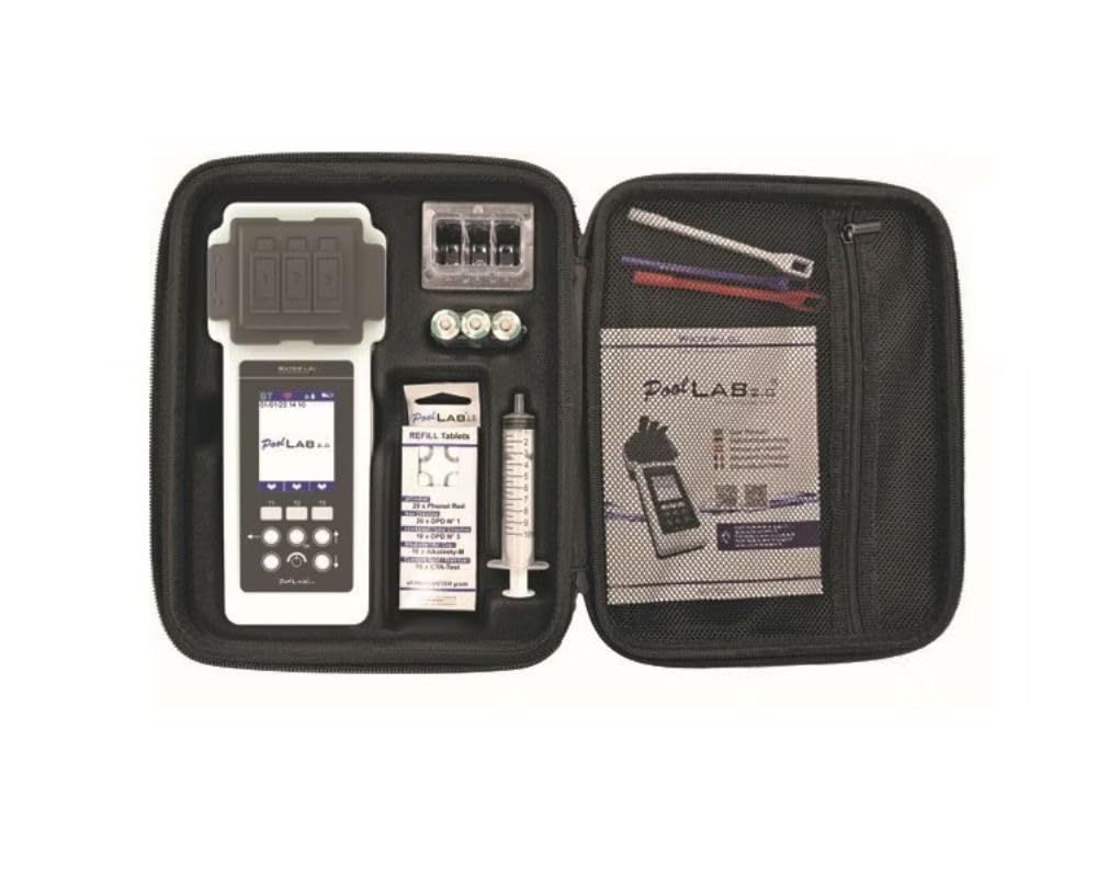 Water-ID Premium Aufbewahrungskoffer für PoolLab 2.0 Photometer - Robuster Transportkoffer mit Gepolstertem Innenraum - Optimaler Schutz für Wasseranalysegerät