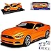 Produktbild Maisto Ford Mustang VI Coupe Orange Ab 2014 1/18 Modell Auto mit individiuellem Wunschkennzeichen