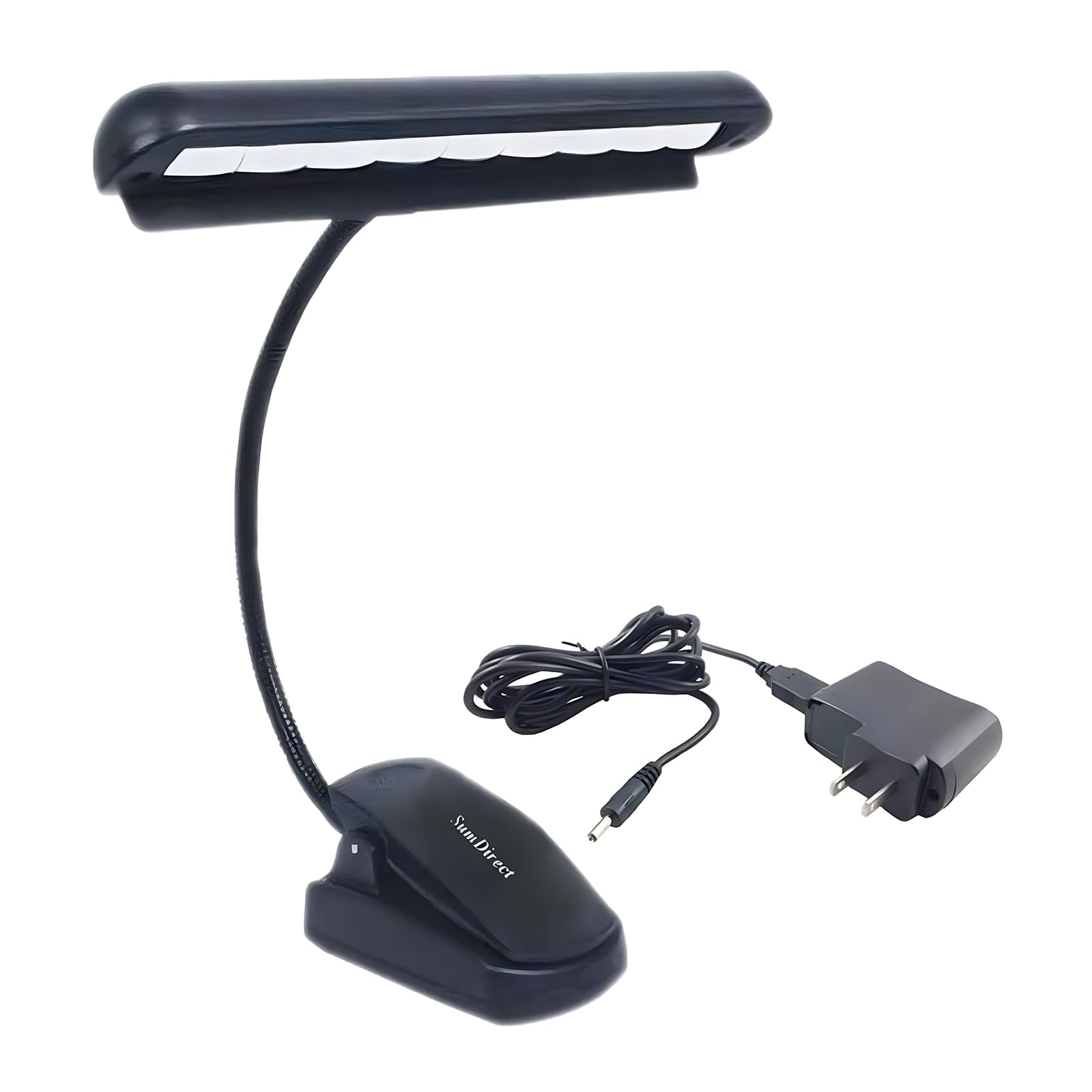 SumDirect Music Stand Light - 9 LED Adjustable Clip on Piano Lights, USB and Battery Operated, Perfect for Piano, Book Reading, Orchestra, Podium, Easel