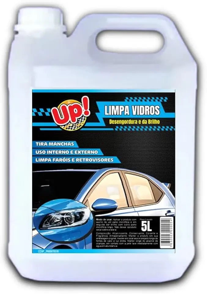 Limpa Vidros Up - Removedor de Manchas 5 Litros