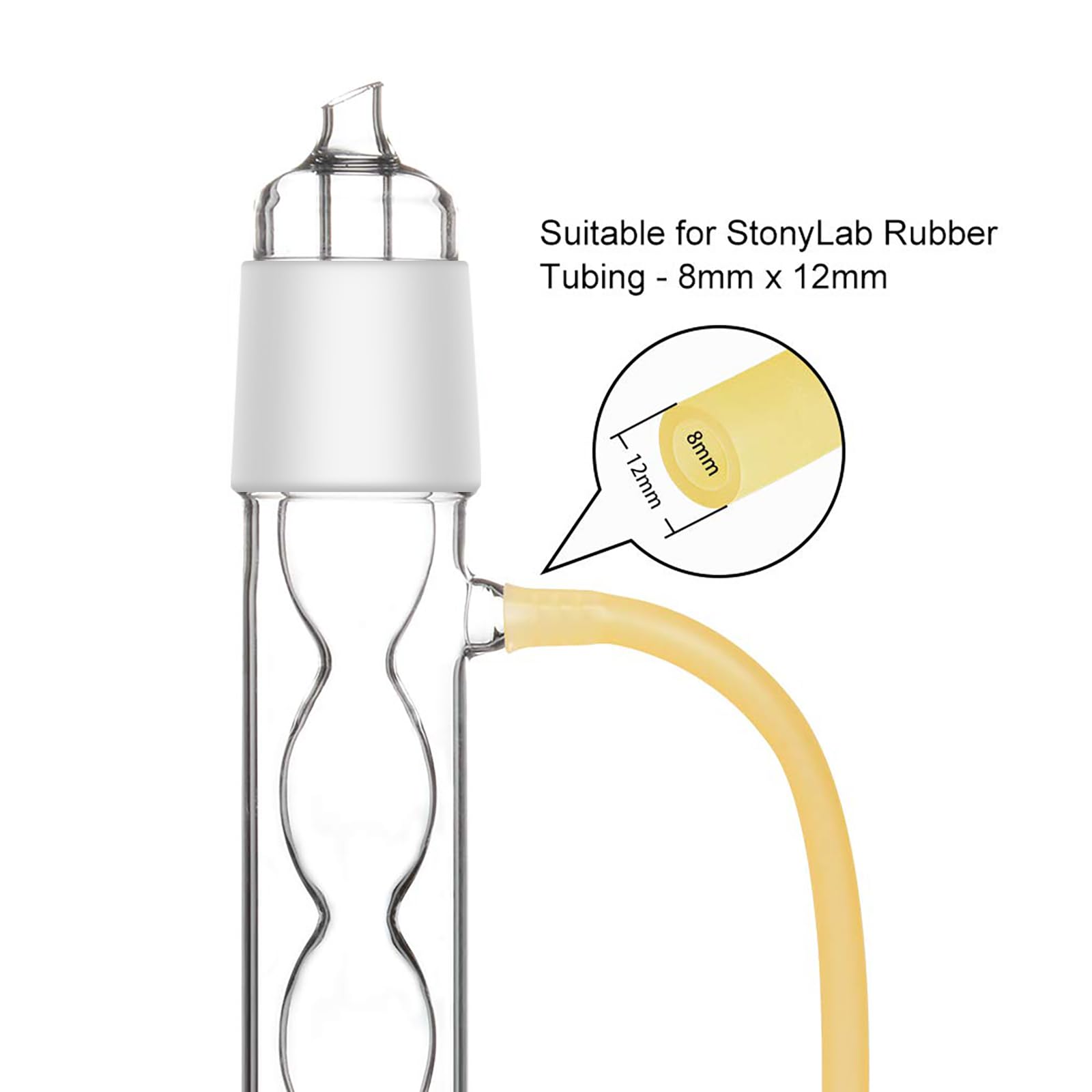 stonylab Apparecchio per Estrazione di Soxhlet in Vetro Borosilicato, 40/38 Estrattore Soxhlet e Condensatore Allihn con Due Palloni a Fondo Piatto 24/40 da 250 ml Essenziali Estrazione in Laboratorio