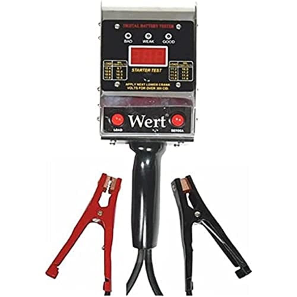 Wert W 2658, Akü Test Cihazı Dijital Göstergeli, Siyah