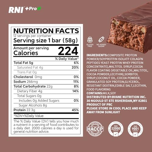 Barra de Proteína Sabor Brownie Chocolate Pack 12 miniatura 2