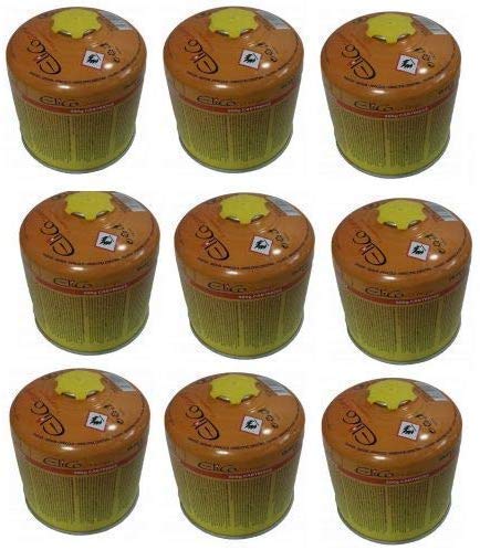 9 Stück 500g Schraubkartusche ElicoCAMP Gaskartusche Kartusche Gaskocher Propan Cover