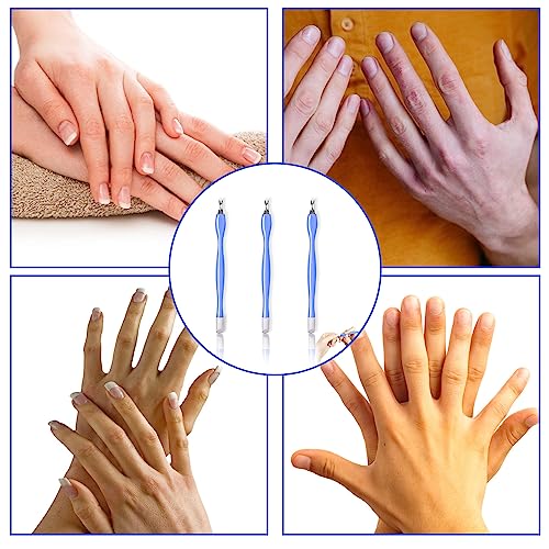 3 Pcs Cuticle Trimmer, V Spintore della Rimuovi
