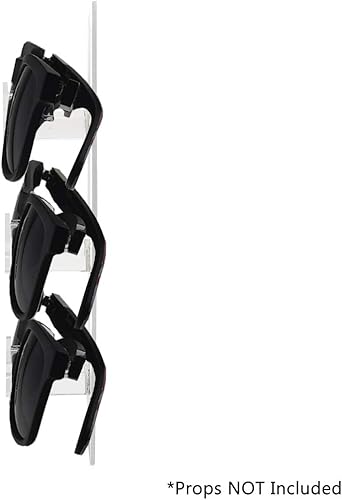 Vista 73 de Marketing Holders Paquete de 12 soportes para lentes de lectura, 4 pares, soporte de pared con ferretería, tiendas departamentales, minoristas