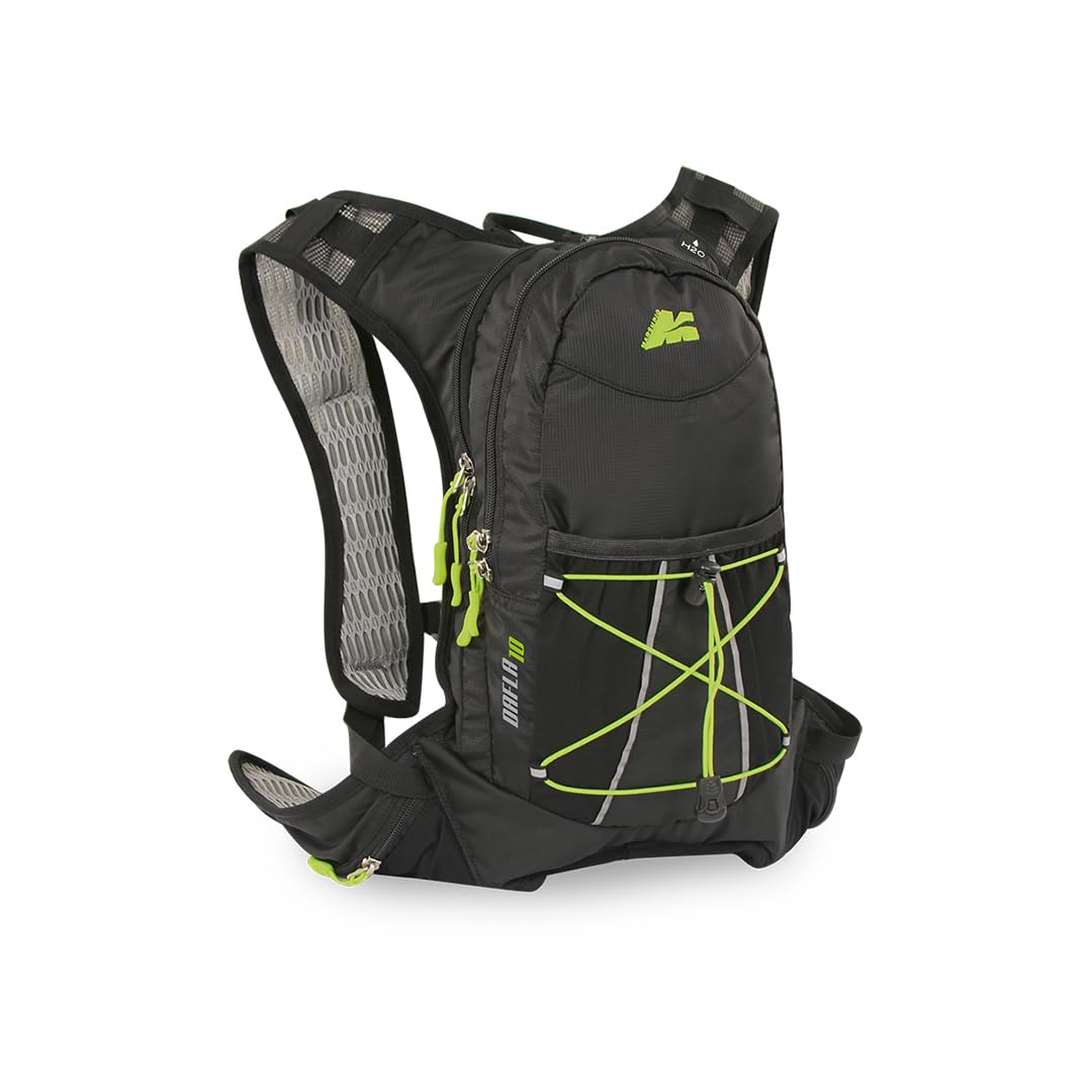 Marsupio Zaino Tecnico DALFA da Bike/Runner 10 Liltri Nero Verde