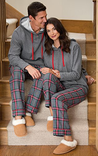 PajamaGram Mens Flannel Pajamas Sets - Pajamas for Men, Hoodie Top2