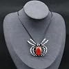 Collar de Cristal de Cornalina Real ROSEWARD para Regalo de San Valentín para Mujer, Piedra Curativa de Chakra, Colgante de Cristal Rojo Genuino, Joyería Espiritual de Energía, EE. UU. 6