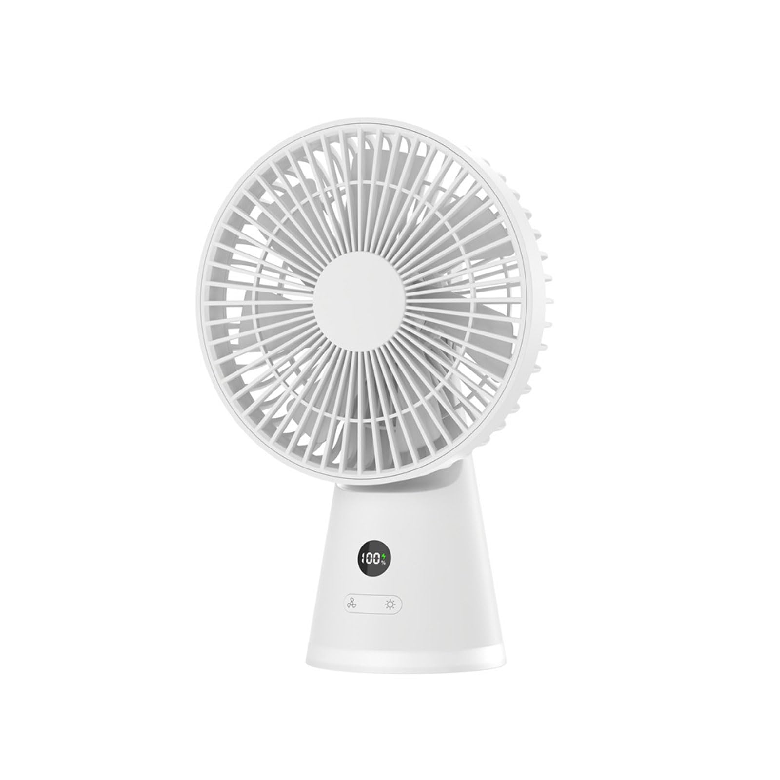 Ventilatore da Tavolo,Circolatore d'aria,ventilatore portatile,5 Velocità Regolabili,Ventilatore Silenzioso Notte con Luce Notturna,per Circolazione Aria,Per Soggiorno,Cucina,Scrivania,Campeggio