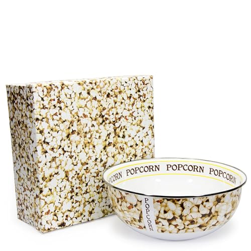Golden Rabbit Enamelware - Popcorn Gift Bowl (Popcorn)